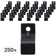 Choice五金 Z形 DIY 固定鐵件 黑色, 250個