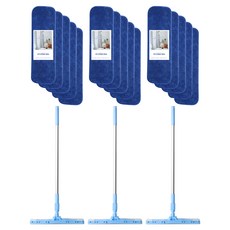 SSGSSAK 超細纖維滾墊 43 x 13 公分 5 件 + 滾拖把桿套裝, 3組