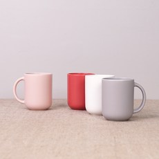 BOWLBOWL 馬克杯360ml, 4種顏色, 4入