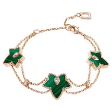 LOLA ROSE 女款 New Ivy 孔雀石多墜飾手鍊 日常疊戴款 LR80068