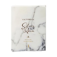 VICTORIAN Silver Rain香氛蠟燭 醛香水生調綠葉, 綠葉與仙客來, 250g, 1盒