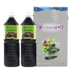 고창 복분자 원액 엑기스, 1L, 2개