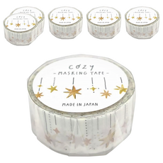 MIND WAVE 紙膠帶 模切 星星 95222, 明星花環, 6個