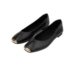 PINKELEPHANT Q彈模壓鞋底 Vol 2 Ella 金色平底鞋 1.5cm