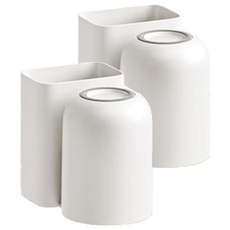 Reddot 紅點生活 日式止滑牙膏牙刷收納漱口杯, 2個, 日式淺橘