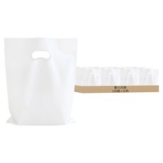 Sungwonvinyl Packaging 提環塑膠袋, 白色, 100個