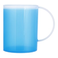 KEYWAY 彩玉雙色口杯 中 400ml, 藍色, 3個