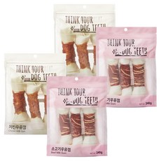 Think your dog teeth 치킨 3p + 소고기 3p 세트, 치킨, 소고기, 240g, 2세트