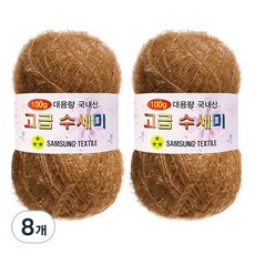 Yarna 大捲菜瓜布編織線 100g, 174(駝棕色), 8個