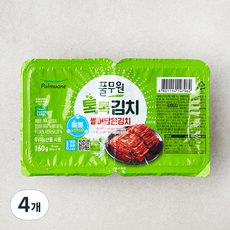풀무원 톡톡 썰어담은김치, 160g, 4개