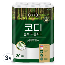CODI 森林芬多精捲筒衛生紙, 30捲, 3個