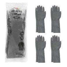 comet 橡膠手套, 灰色, M, 5組