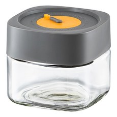 PINMOO 品沐 時光玻璃密封罐 深灰色, 1個, 500ml