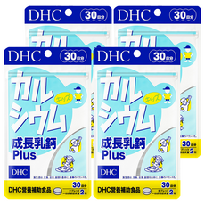DHC 成長乳鈣Plus，30日份 60顆，兒童專用，牛奶鈣, 12g, 4包