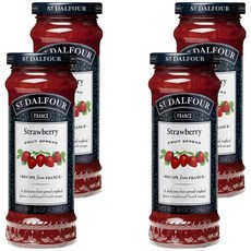 샹달프 딸기잼, 284g, 4개