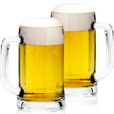BABOSARANG Ocean Glass 玻璃啤酒杯, 2入