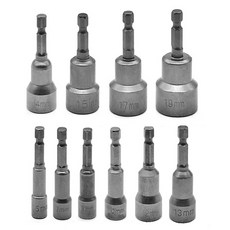 磁性六角套筒 10款入, 1套