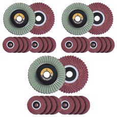 바벨롭 45날 해바라기 휠 페이퍼 80방 10p, 3세트