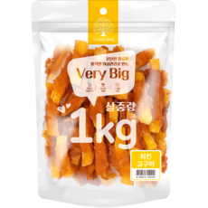 더내추럴 강아지 베리빅 육포, 혼합맛(치킨/고구마), 1kg, 1개