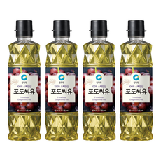 清淨園 葡萄籽油, 900ml, 4個