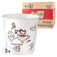 더좋은컵 천연펄프 종이컵 184ml, 1000개입, 3개
