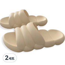 프랑온드 마카롱 슬리퍼, 아이보리, 2개