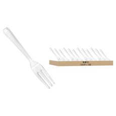 貢獻包 獨立包裝透明迷你叉 12cm, 1組, 500件