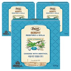자이니 이탈리안 멘톨향 캔디, 500g, 3개