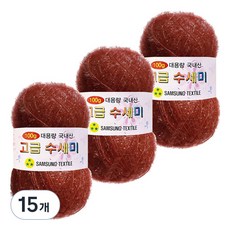 Yarna 大容量高級菜瓜布 100g, 184 磚塊, 15個