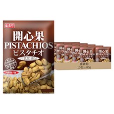 盛香珍 開心果, 80g, 10包