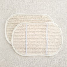 my little daisy 絎縫枕頭保潔墊, 米色