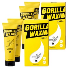 고릴라왁싱 대용량 보들보들 제모크림 셀프왁싱 베이비파우더향, 250ml, 4개