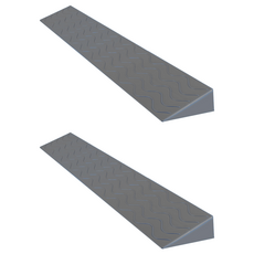 레디박스 안전 방문턱 경사판 문턱경사로 받침대, 2개, 그레이