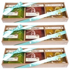 BOEMI 香皂禮盒 花姿綽影 香蜂玫瑰山蒼子, 80g, 9塊