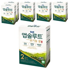 앱솔루트 프리미엄 유기농 궁 분유 2단계 6~12개월 14g, 20개입, 6개