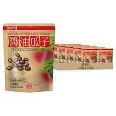 盛香珍 特級醬油瓜子, 10個, 180g