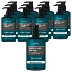 KUNDAL 昆黛爾 男性私密處專用Pure&Safe涼感清潔露 草本香檸檬香, 300ml, 12瓶