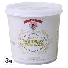 코만푸드 수리 타이 옐로우커리 분말카레, 3개, 400g