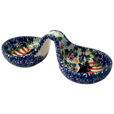 Cerraf 波蘭陶 黑貓花園系列 分隔碗 醬料小碗 14 x 6cm, 1個, 彩色