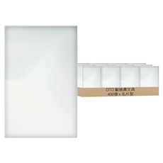 OTO 歐迪奧文具 抗靜電亮面護貝膠膜 名片型, 60 x 95mm, 400張