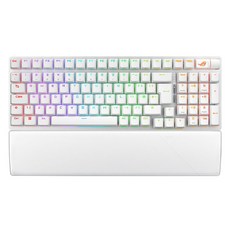 ASUS 華碩 無線電競鍵盤 原廠保固, ROG Strix Scope II 96, 白色, 風暴軸