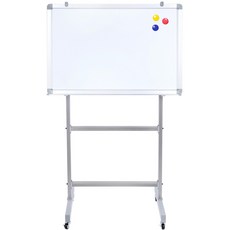 금강칠판 이동식 자석화이트보드 스탠드세트, 스틸, 알루미늄, MDF, ABS사출