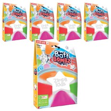 짐플리키즈 유아용 베스밤 레인보우 스타 6502, 110g, 5개