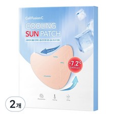 셀퓨전씨 쿨링 썬 패치 4p, 4.5g, 2개