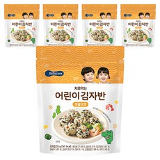 베베쿡 처음먹는 어린이 김자반, 해물야채맛, 25g, 5개
