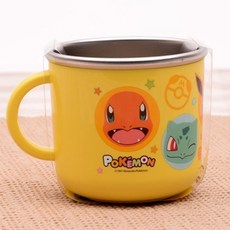 릴팡 포켓몬스터 안전핸들 논슬립 스텐컵 PK6481, 혼합 색상, 1개