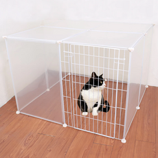 百變多功能寵物圍欄, 白色, 1個