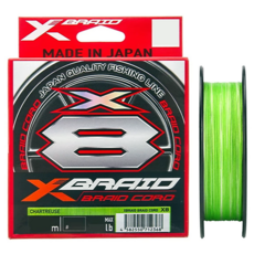 YGK X-BRAID CORD YGKX035 8股 PE線 釣線, 螢光綠, 1個