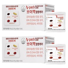 VPack 次亞麻油酸&EPA&DHA&維他命E&輔酶Q10綜合保健膠囊, 67.65克, 2個
