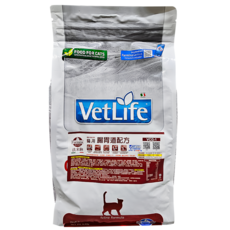 Farmina 法米納 VetLife 獸醫寵愛天然處方系列 貓用腸胃道配方 乾飼料, 1袋, 2kg